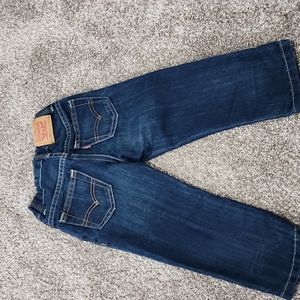 Levi jeans with adjustable buttons in waist